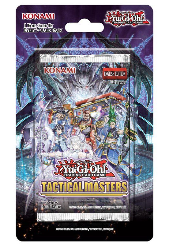 Yugioh TCG Tactical Masters Blister Pack 1st Edition Icons and Heroes