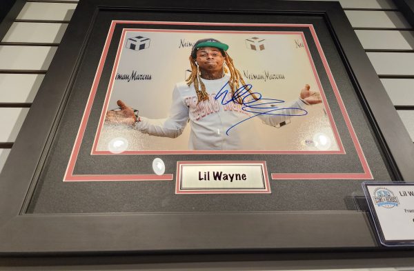 Framed Lil Wayne Autographed 11x14 Photo w/PSA COA