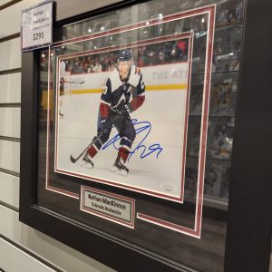 Nathan MacKinnon Signed Framed 8x10 w/JSA COA
