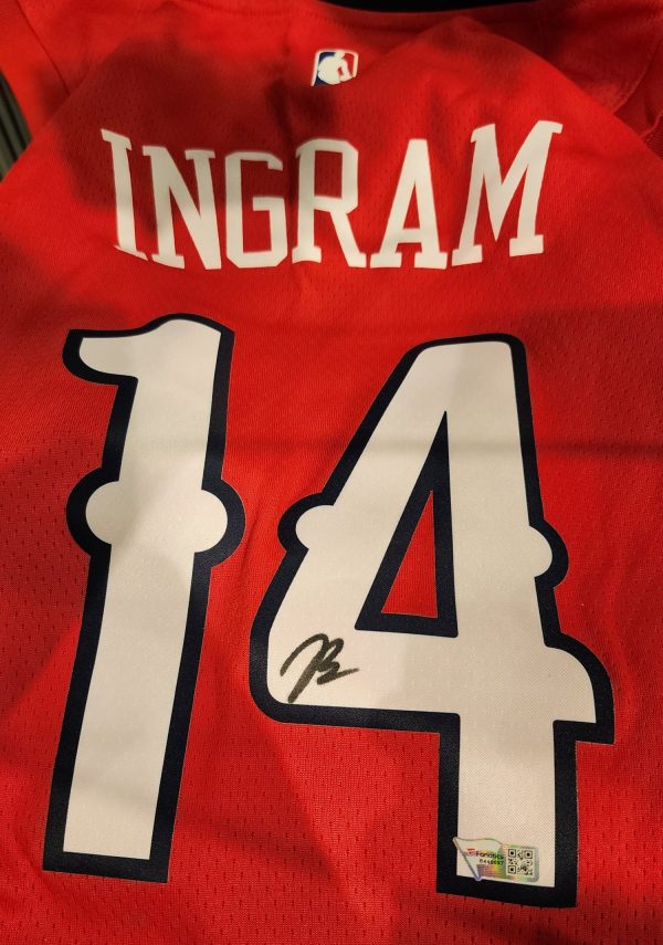 Brandon Ingram Pelicans Autographed Jersey w/Fanatics COA