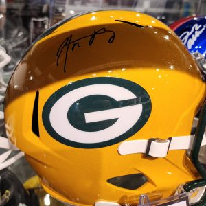 Aaron Rodgers Autographed Helmet w/ Fanatics COA