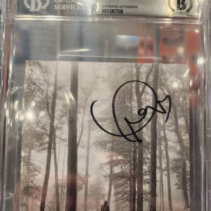 Taylor Swift Signed Folklore CD Cover Beckett Authentic Slabbed