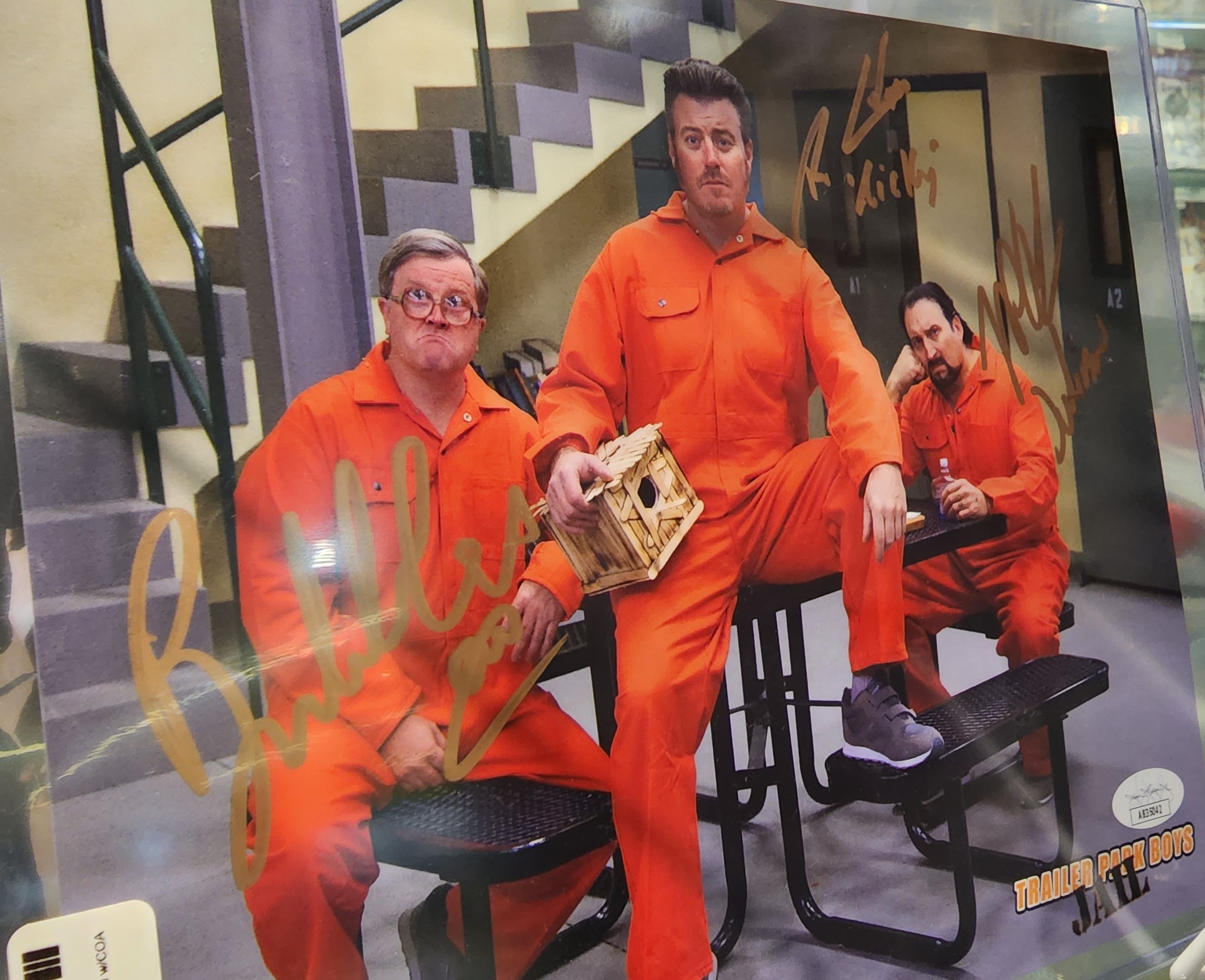 Trailer Park Boys Bubbles,Ricky,Julian Autographed 8x10 w/COA Icons
