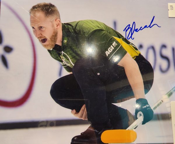 Brad Jacobs Curling Canada Autographed 8x10 Photo w/COA