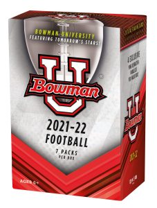2022 Topps Bowman University Football Blaster Box