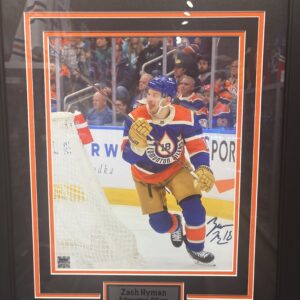 Framed Zach Hyman Autographed 11x14 Photo W/ COA