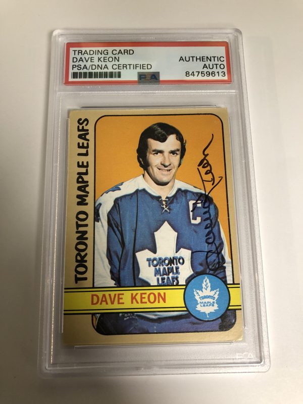 Dave Keon Maple Leafs PSA Auto