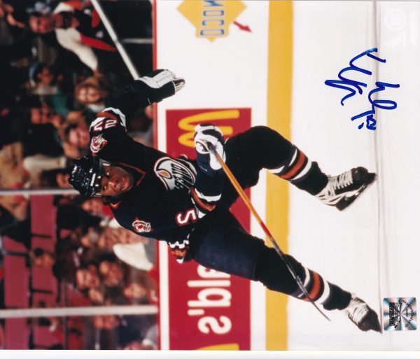 Mike Grier Signed Edmonton Oilers 8x10 Photo w/COA