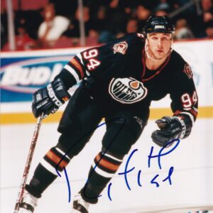 Ryan Smyth Oilers Signed 8x10 Photo w/COA