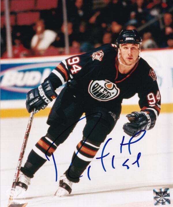 Ryan Smyth Oilers Signed 8x10 Photo w/COA