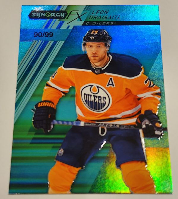 2020-21 Leon Draisaitl UD Synergy FX Green 90/99 #FX-16