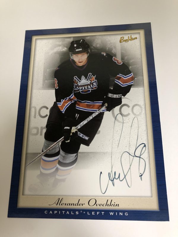 Alexander Ovechkin 2005-06 UD BeeHive Oversized Auto Rookie Card
