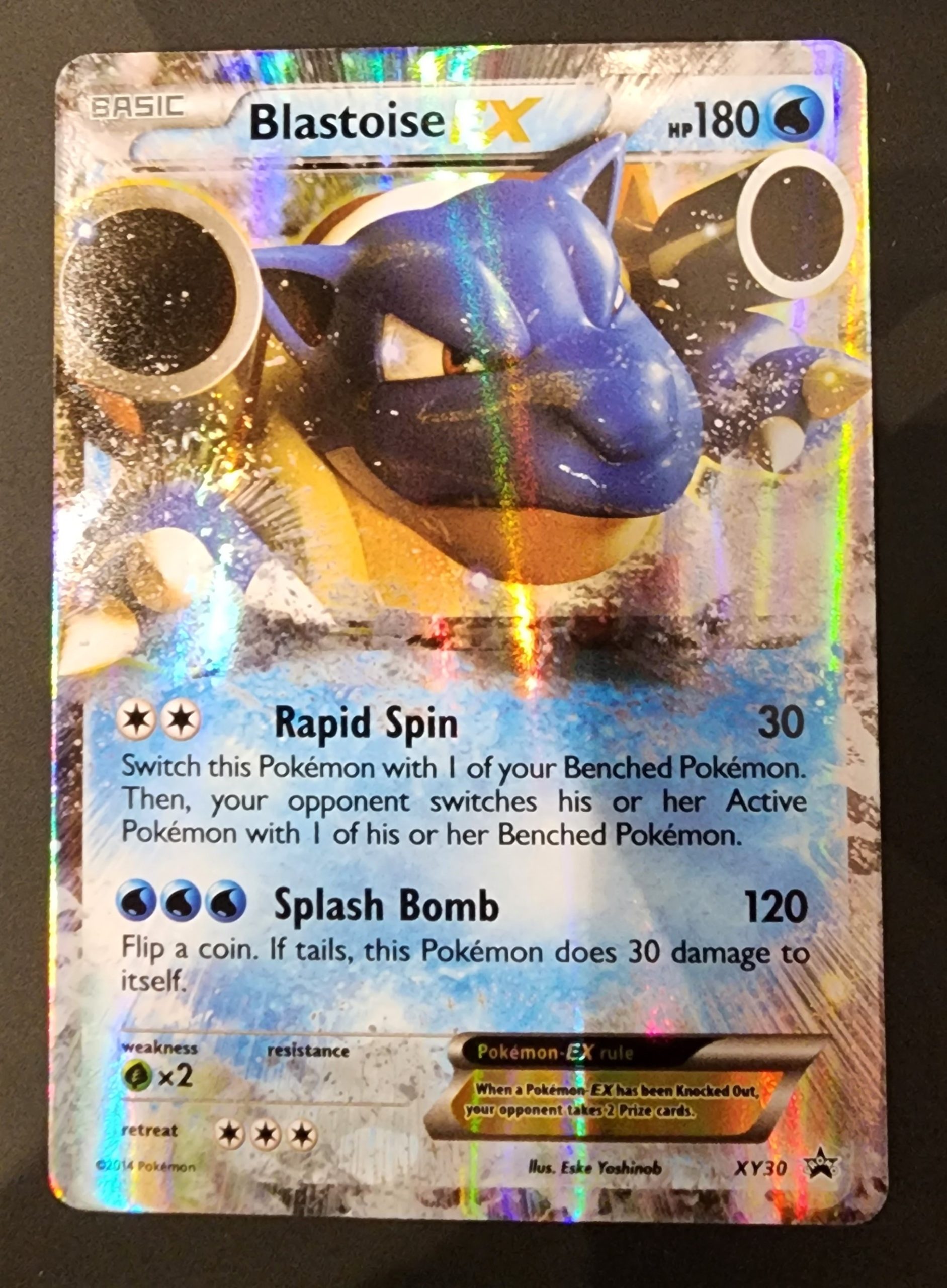 Pokemon Tcg Blastoise Ex Black Star Promo Xy30 Nm 