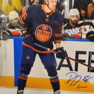Phillip Broberg Edmonton Oilers Signed 8x10 Photo w/ COA