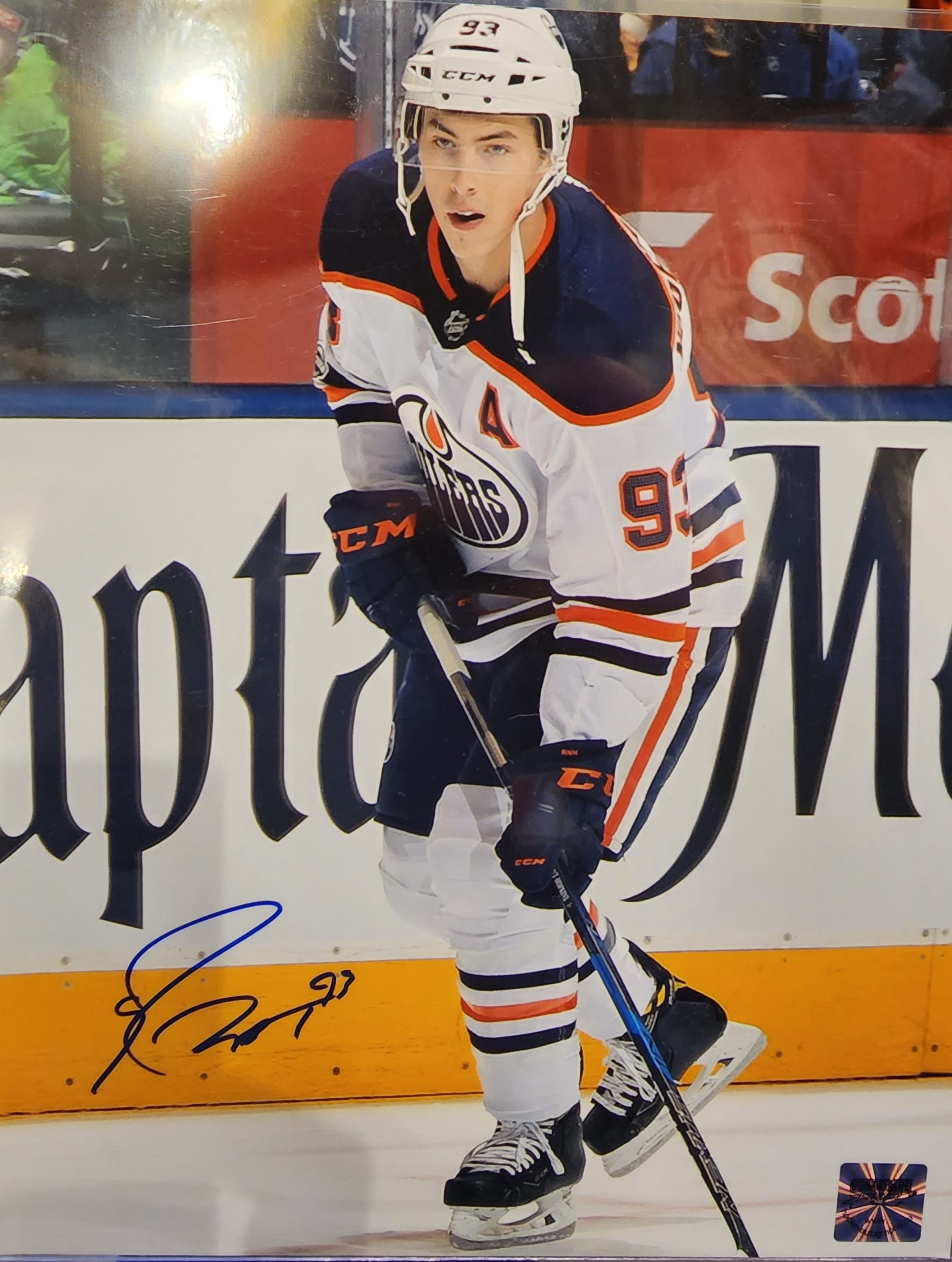 Ryan Nugent-Hopkins Edmonton Oilers Signed 8x10 Photo W/ COA | Icons ...