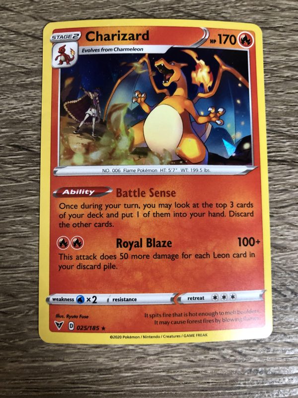 Pokémon Vivid Voltage Charizard 025/185 Cracked Ice Holo | Icons and Heroes