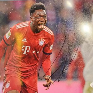 Alphonso Davies Bayern Munich Signed 8x10 Photo w/ JSA COA