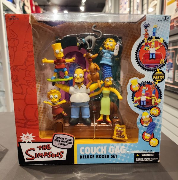 The Simpsons Couch Gag Deluxe McFarlane Boxed Set | Icons And Heroes