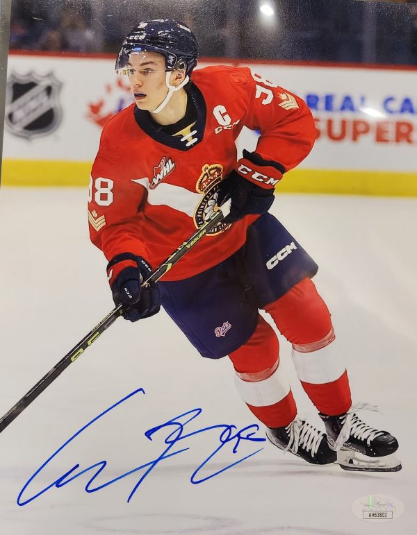 Connor Bedard Regina Pats Signed 8x10 Photo w/ JSA COA | Icons and Heroes