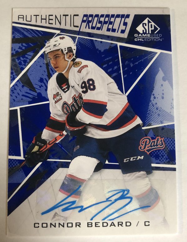 Connor Bedard 2021-22 UD CHL SPGU Authentic Prospects Auto #2