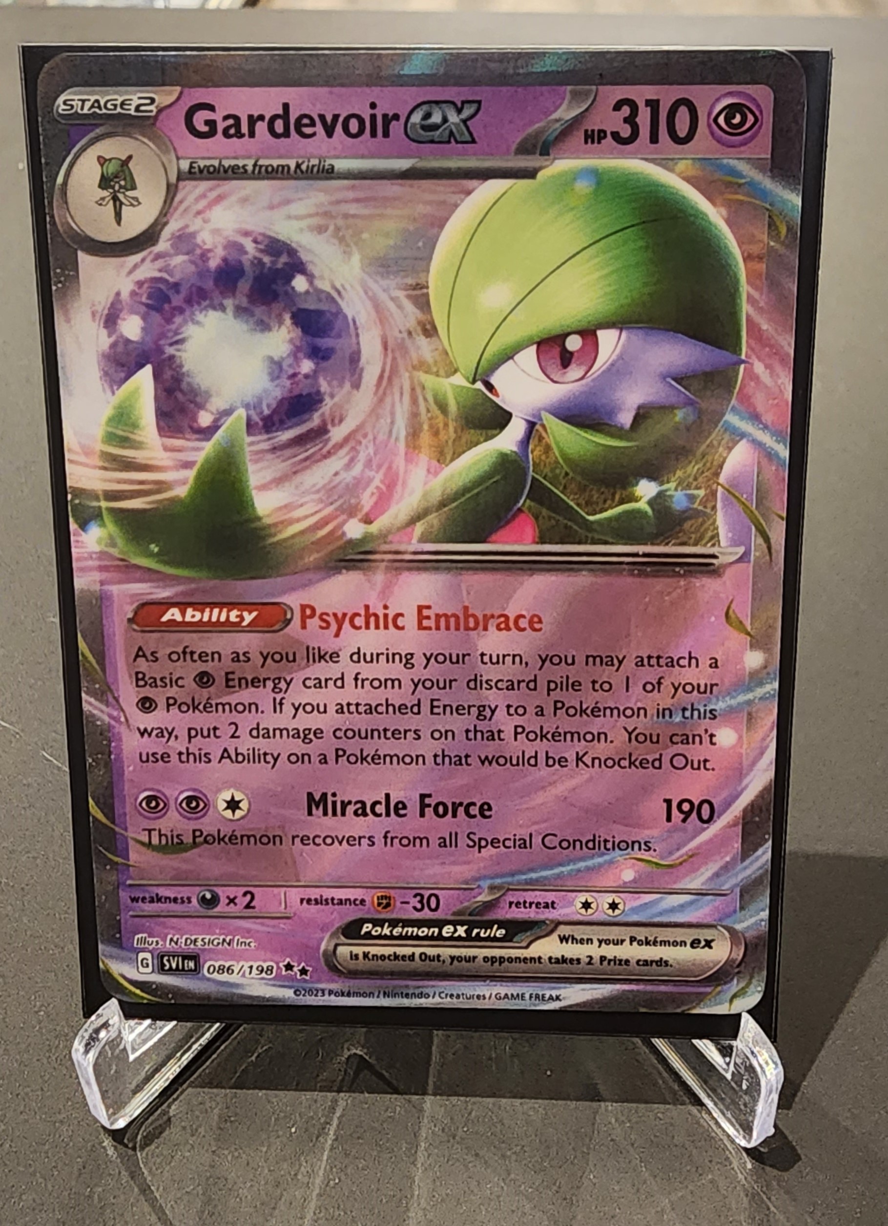 Gardevoir ex 086/198 - Scarlet & Violet - English Pokemon TCG Rare