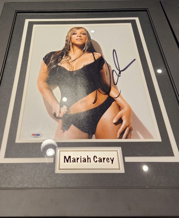 Framed Mariah Carey 11x14 Photo w/ PSA COA