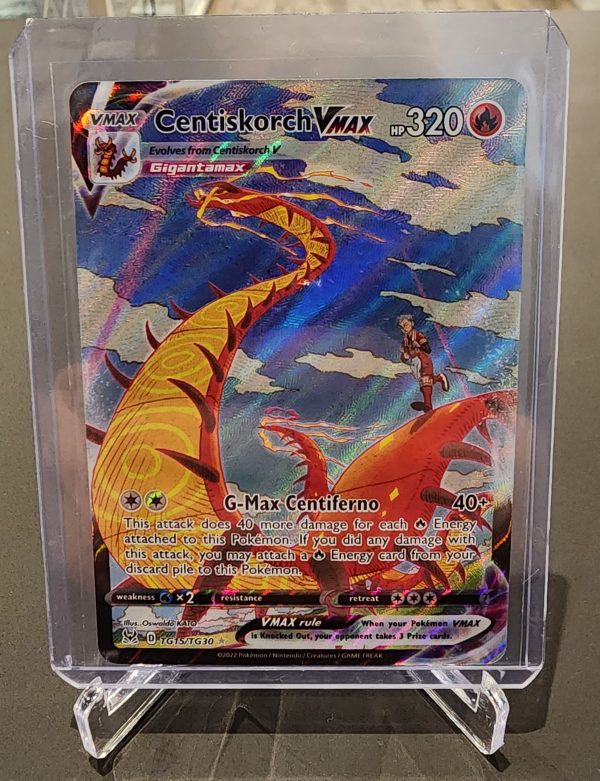 Pokemon TCG Centiskorch VMax TG15/TG30 Lost Origin Full Art Ultra Rare