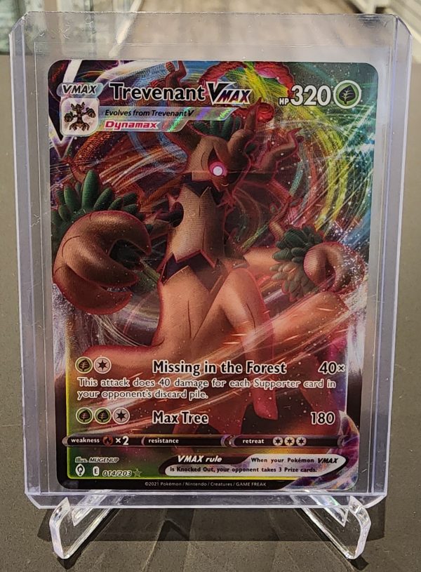 Pokemon TCG Trevenant VMax 014/203 Evolving Skies Ultra Rare