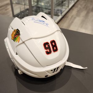 Connor Bedard Signed Chicago Blackhawks NHL Helmet w/ JSA COA