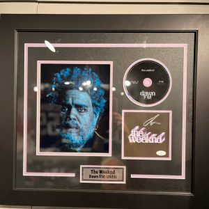 Framed The Weeknd Autographed CD + Cover w/JSA COA