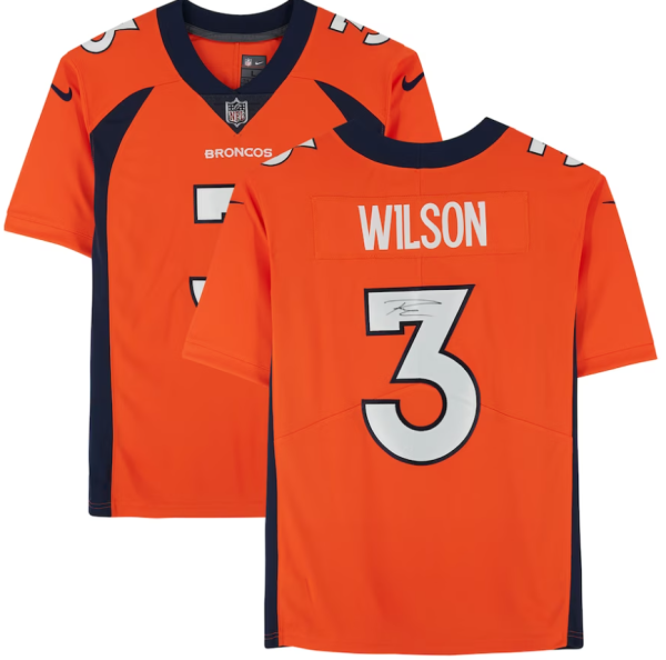 Russell Wilson Autographed Nike Broncos Jersey w/COA