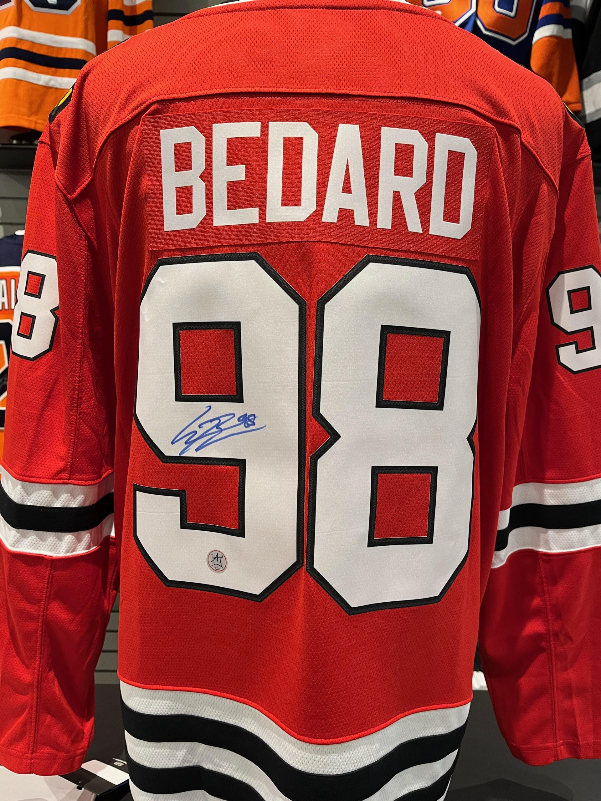 signed blackhawks jersey