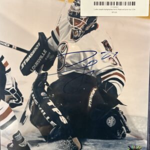 Curtis Joseph Autographed 8x10 Photo w/Center Ice COA
