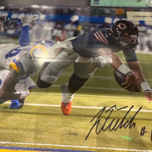 Justin Fields Autographed 16x20 Chicago Bears Photo w/COA