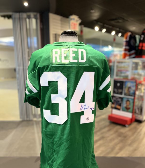 George Reed Autographed Roughriders Jersey W/ AJ Sports COA