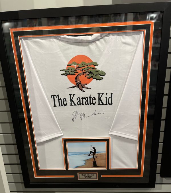 The Karate Kid Signed Shirt Framed W/COA