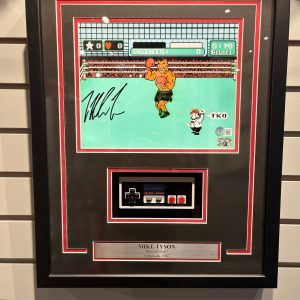Mike Tyson Signed 8X10 Photo Framed With Controller W/ COA
