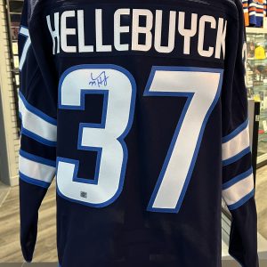 Connor Hellebuyck Signed Jets Jersey W/ COA