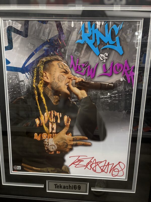 Tekashi69 Signed and Framed Picture
