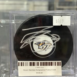 Steven Stamkos Autographed Puck w/ COA
