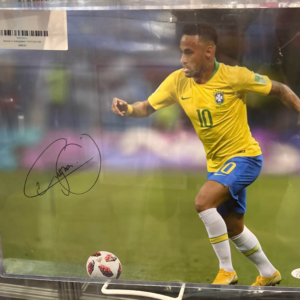 Neymar Jr. Autographed Photo 11X14 COA JSA