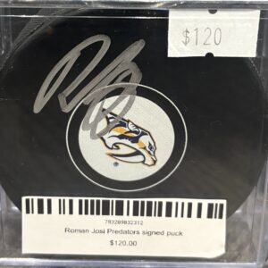 Roman Josi Predators signed puck