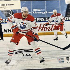 Leon Draisaitl Signed Oilers 8X10 COA Fanatics