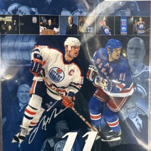 *C*  Mark Messier Autographed 11X14 Photo COA - JSA