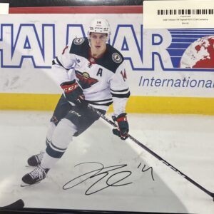 Joel Eriksson EK Signed 8X10 COA CenterIce