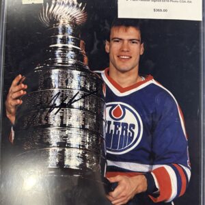 *C* Mark Messier Signed 8X10 COA JSA