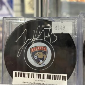 Sam Reinart florida panthers signed puck