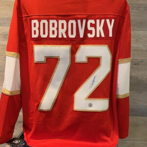 Sergei Bobrovsky Signed Jersey - Red - COA AJ