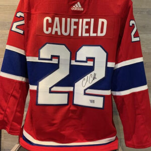 Cole Caufield Signed Jersey - Red - COA Fanatics