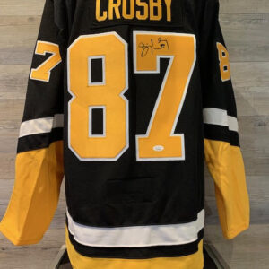 Sydney Crosby Signed Jersey - Black - COA JSA